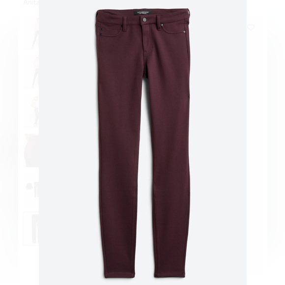 Liverpool Pants - Liverpool Purpleish Buegundy Skinny Pants 6 Petite